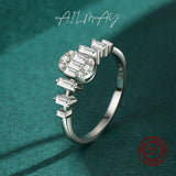 NEW ARRIVAL Fashion Oval Shining Silver AAAA Quality Simulated Diamonds Rings - The Jewellery Supermarket