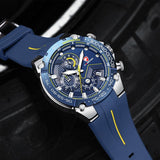 GREAT GIFTS - New Luxury Brand Big Dial Waterproof Quartz Sports Chronograph Wristwatch - The Jewellery Supermarket