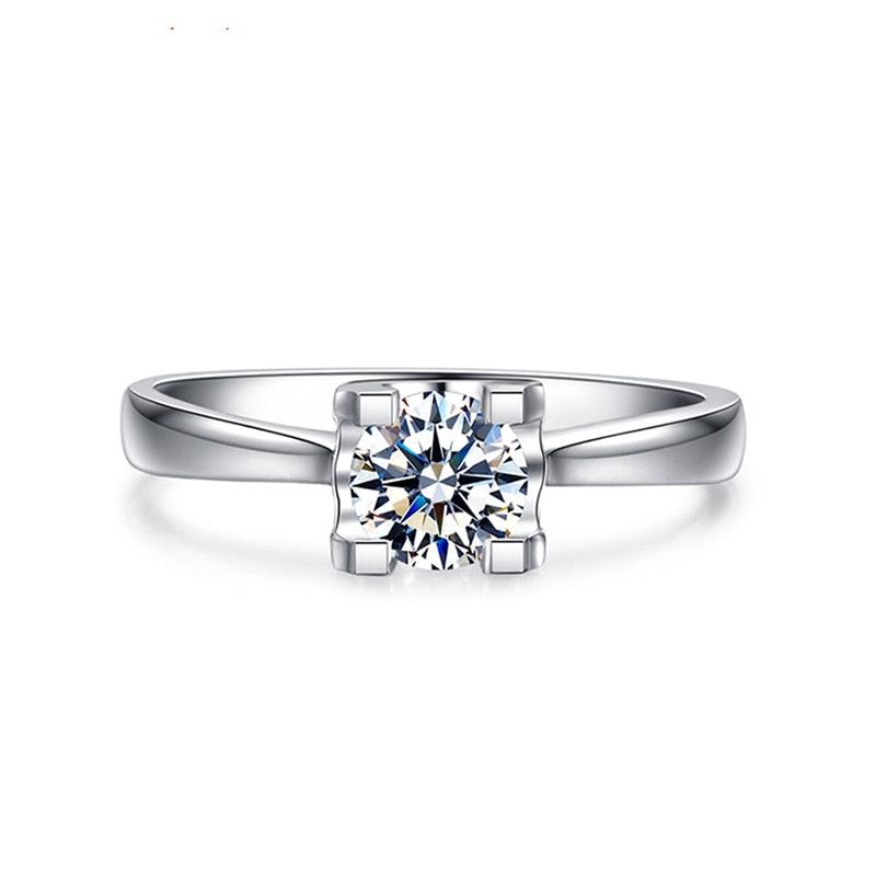 Brilliant Heart Arrows Excellent Cut 2ct D Color High Quality Moissanite Diamonds Ring - Fine jewellery - The Jewellery Supermarket