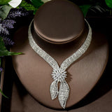 NEW - Exquisite Luxury Big AAA+ Cubic Zirconia Diamonds Jewellery Set - The Jewellery Supermarket