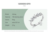 NEW ARRIVAL Fashion Luxury Shining Irregular Geometric AAAA Quality Simulated Diamonds Ring - The Jewellery Supermarket