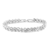 WONDERFUL Luxury Crystal Women AAA+ Cubic Zirconia Simulated Diamonds Tennis Bracelet - Lowest Prices - The Jewellery Supermarket