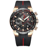 New Watches - Luxury Brand Big Dial Waterproof Quartz Sports Chronograph Watch - The Jewellery Supermarket