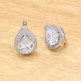 Lovely Gift - Classic White AAA+ Zircon Diamonds 925 Silver Jewelry Set - The Jewellery Supermarket