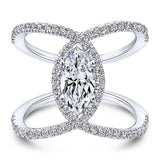 GREAT GIFT IDEAS - Lovely Silver Color AAA+ Cubic Zirconia Diamonds Ring - The Jewellery Supermarket