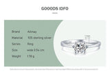 NEW - Top Quality Sparkling AAAA Quality Simulated Diamonds Charm Heart Fine Ring - The Jewellery Supermarket