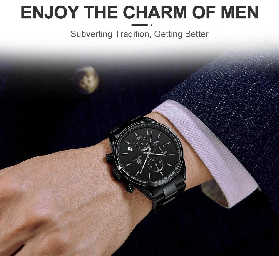 NEW MENS WATCHES - Top Brand Luxury Fashion Business Quartz Men’s Wristwatch - Best Offers - The Jewellery Supermarket