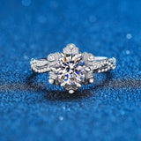 Brilliant Round Diamond Real High Quality Moissanite Diamonds Rings For Women - Luxury Jewellery - The Jewellery Supermarket