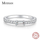 Elegant Silver Sterling Classic Charm AAA+ Zirconia Diamonds Rings - The Jewellery Supermarket