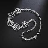 New Fine Retro Thread Earrings Bracelets Necklace for Women Silver Jewellery sets - Fashion Jewellery Set - The Jewellery Supermarket