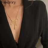 Women Elegant Charming Stamp Necklace for Party Jewelry
