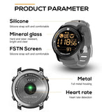 NEW MENS WATCHES - Military Waterproof 50M Running Sports Pedometer Stopwatch Heart Rate Digital Watch - The Jewellery Supermarket