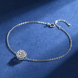 Appealing D Color 1 Carat VVS High Quality Moissanite Diamond Charm Bracelet - Fine Jewellery - The Jewellery Supermarket