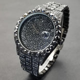 NEW Brand Luxury Roman Ice Out Automatic Date Full Simulated Diamonds Luminous Hip Hop Men Watches - The Jewellery Supermarket