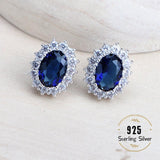 New Arrival - Silver 925 AAA Blue Zirconia Costume Fine Jewellery Wedding Set - The Jewellery Supermarket