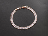 DAZZLING Luxury Zirconia Crystal Gold Color Fashion Jewelry Tennis Bracelet for Women - The Jewellery Supermarket