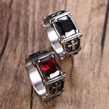 Religious Jewelry - Personality Vintage Paw Shaped Cross Christian Catholic Amulet Ring for Men