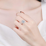 Terrific 1CT 2CT Colorless VVS Radiant Cut High Quality Moissanite Diamonds Luxury Rings - Luxury Jewellery - The Jewellery Supermarket