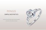 Fashion Luxury Sparkling Oval Clear AAAA Quality Simulated Diamonds Rings - The Jewellery Supermarket
