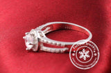 NEW Luxury Fashion Design Round Cut AAA+ Quality CZ Diamonds High End Ring - The Jewellery Supermarket