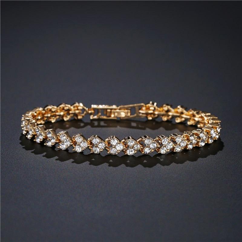 IMPRESSIVE AAA+ Cubic Zirconia Simulated Diamonds Bracelet and Bangles  CZ Stone Tennis Bracelets For Women - The Jewellery Supermarket