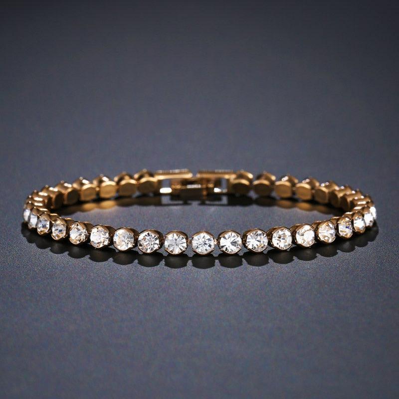 IMPRESSIVE AAA+ Cubic Zirconia Simulated Diamonds Bracelet and Bangles  CZ Stone Tennis Bracelets For Women - The Jewellery Supermarket