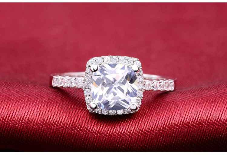NEW ARRIVAL Designer Multiple Colours AAA+ Quality CZ Diamonds Engagement Promise Ring - The Jewellery Supermarket