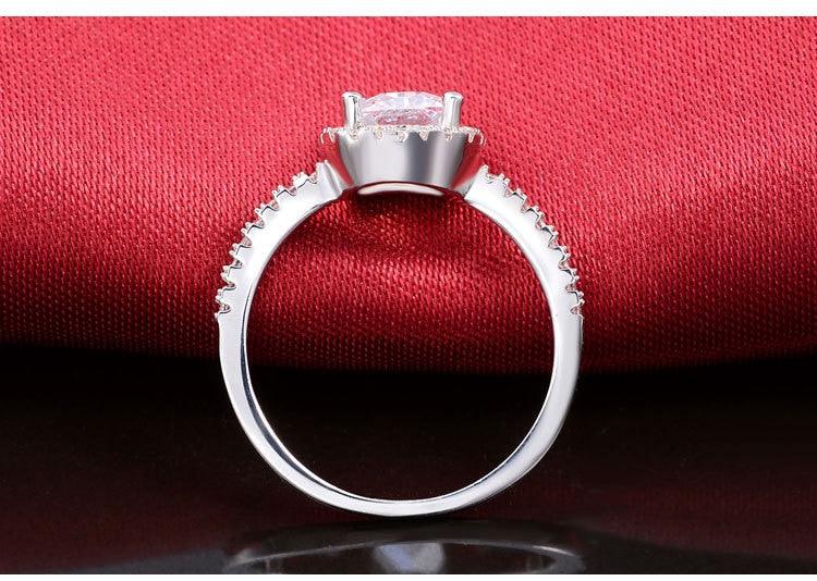 NEW ARRIVAL Original Design White Yellow Pink Colour AAA+ Quality CZ Diamonds Engagement Rings - The Jewellery Supermarket