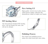 Stunning Clear Six Claw AAA+ Cubic Zirconia Diamonds Sterling Silver Ring - The Jewellery Supermarket