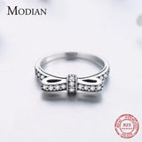 Lovely Women Silver Authentic 925 sterling Stackable AAA+ CZ Diamonds Ring - The Jewellery Supermarket