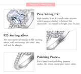 Exquisite Silver Bijoux AAA+ Cubic Zirconia Diamonds Vintage Engagement Ring - The Jewellery Supermarket