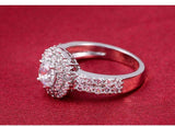 Exquisite Design Classic Pave Setting AAA+ Cubic Zirconia Diamonds Luxury Ring - The Jewellery Supermarket