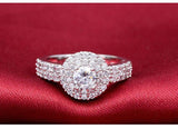 Exquisite Design Classic Pave Setting AAA+ Cubic Zirconia Diamonds Luxury Ring - The Jewellery Supermarket