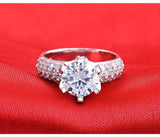 QUALITY RINGS Luxury Bijoux AAA+ Cubic Zirconia Diamonds Wedding Engagement Ring - The Jewellery Supermarket