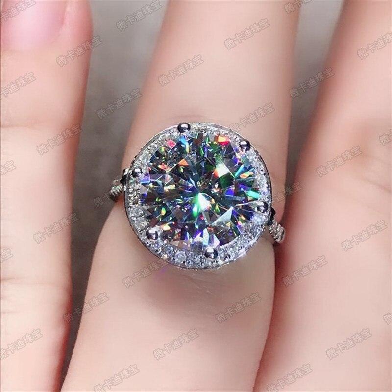 NEW Luxury Dazzling Round Cut Silver AAAA Quality Cubic Zirconia Engagement Promise Ring - The Jewellery Supermarket
