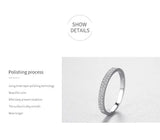 NEW - Classic AAAA Quality Simulated Diamonds Geometric Stackable Fine Ring - The Jewellery Supermarket