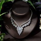 NEW - Brilliant Crystal AAA+ Cubic Zirconia Diamonds Jewellery Set - The Jewellery Supermarket