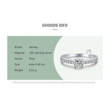NEW - Classic Simple Round Shape High Quality AAAA Simulated Diamond Fine Ring - The Jewellery Supermarket