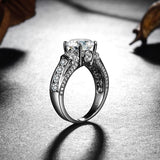 Superb Real 2 Carats Round Cut High Quality Moissanite Diamonds - Wedding Engagement Luxury Jewellery - The Jewellery Supermarket