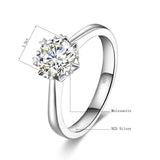 1.5 Carat 1.5ct, 7.5mm D Color VVS1 Round Cut High Quality Moissanite Diamonds - Wedding Jewellery - The Jewellery Supermarket