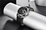 NEW ARRIVAL - 1645 Fashion Casual Sports Military Stainless Steel Waterproof Quartz Watch - The Jewellery Supermarket