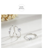 NEW - Rectangle Shiny and transparent Classic Luxury AAAA Quality Simulated Diamonds Fine Ring - The Jewellery Supermarket