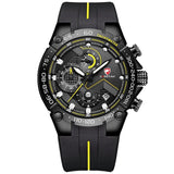 New Watches - Luxury Brand Big Dial Waterproof Quartz Sports Chronograph Watch - The Jewellery Supermarket