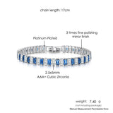 DAZZLING Luxury Zirconia Crystal Gold Color Fashion Jewelry Tennis Bracelet for Women - The Jewellery Supermarket