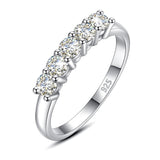 Magnificent High Quality Moissanite Diamonds Eternity Ring - Wedding Engagement Fine Jewellery - The Jewellery Supermarket