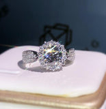 QUALITY RINGS Best Selling Luxury Round AAA+ Cubic Zirconia Diamonds Ring - The Jewellery Supermarket