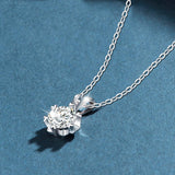Amazing Luxury 1 carat D Color Moissanite Necklace Pendant For Women - Brilliant Luxury Jewellery - The Jewellery Supermarket