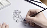 New Arrival Luxury Splendid Cushion Cut Designer AAA+ Quality CZ Diamonds Engagement Ring - The Jewellery Supermarket