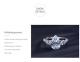NEW - Luxury 5ct Pear Shaped AAAA Quality Simulated Diamonds Fine Ring - The Jewellery Supermarket