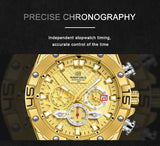NEW MENS WATCHES - Luxury Original Classic Quartz Analog Chronograph Sports Waterproof Watch - The Jewellery Supermarket
